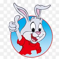 可爱卡通兔子矢量图-空若网 可爱卡通兔子矢量图-空若网