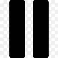 计算机图标符号按钮-暂停按钮-空若网 计算机图标符号按钮-暂停按钮-空若网