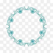 绿色花纹边框-空若网 绿色花纹边框-空若网