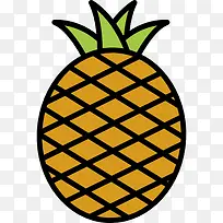 菠萝图标-空若网 菠萝图标-空若网