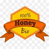 卡通蜂蜜标签矢量素材-空若网 卡通蜂蜜标签矢量素材-空若网