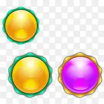 彩色手绘水晶图标-空若网 彩色手绘水晶图标-空若网