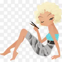 时尚卷发摩登女郎-空若网 时尚卷发摩登女郎-空若网