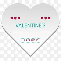 白色爱心元素-空若网 白色爱心元素-空若网