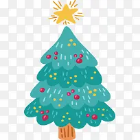 圣诞节卡通圣诞树-空若网 圣诞节卡通圣诞树-空若网