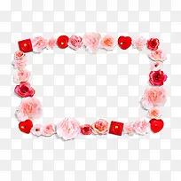 玫瑰花框-空若网 玫瑰花框-空若网