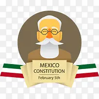 矢量手绘墨西哥宪法-空若网 矢量手绘墨西哥宪法-空若网