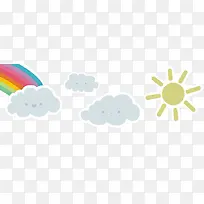 可爱的天空卡通素材-空若网 可爱的天空卡通素材-空若网