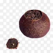 柑普茶装饰设计免抠素材-空若网 柑普茶装饰设计免抠素材-空若网