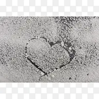 雪花心形背景-空若网 雪花心形背景-空若网