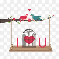 两只爱情鸟-空若网 两只爱情鸟-空若网
