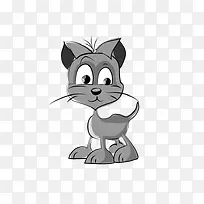 可爱小猫卡通矢量元素-空若网 可爱小猫卡通矢量元素-空若网