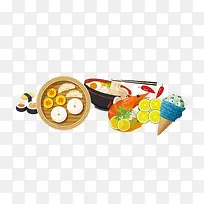 手绘食物水果-空若网 手绘食物水果-空若网