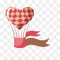 手绘唯美情人节爱心气球装饰PN-空若网 手绘唯美情人节爱心气球装饰PN-空若网