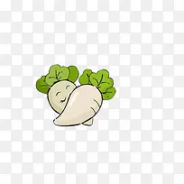 卡通蔬菜白萝卜素材-空若网 卡通蔬菜白萝卜素材-空若网