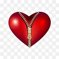 爱心拉链-空若网 爱心拉链-空若网