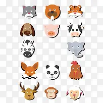卡通动物套图素材-空若网 卡通动物套图素材-空若网