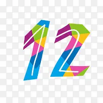 撞色数字图案-空若网 撞色数字图案-空若网