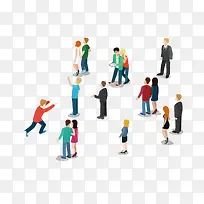 矢量扁平化形形色色的人-空若网 矢量扁平化形形色色的人-空若网