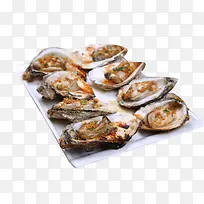 八个烤生蚝图片素材-空若网 八个烤生蚝图片素材-空若网