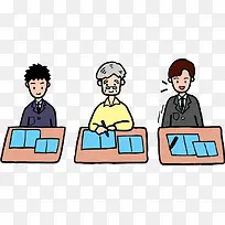 考场场景插画创意-空若网 考场场景插画创意-空若网