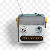 卡通手绘卡通收音机-空若网 卡通手绘卡通收音机-空若网