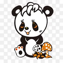 熊猫卡通造型-空若网 熊猫卡通造型-空若网