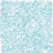 矢量时尚卷曲浪花抽象图案-空若网 矢量时尚卷曲浪花抽象图案-空若网