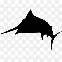 鱼的轮廓图标-空若网 鱼的轮廓图标-空若网