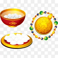 新年食物矢量大年初一-空若网 新年食物矢量大年初一-空若网