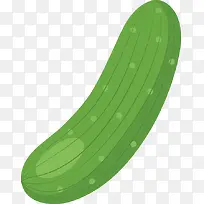 矢量绿色黄瓜蔬菜素材-空若网 矢量绿色黄瓜蔬菜素材-空若网
