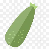 矢量扁平黄瓜素材-空若网 矢量扁平黄瓜素材-空若网