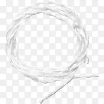 白色装饰绳子素材-空若网 白色装饰绳子素材-空若网