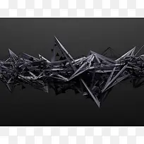 杂乱立体多边形背景-空若网 杂乱立体多边形背景-空若网