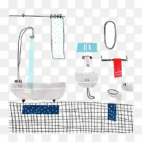 卡通浴室房间-空若网 卡通浴室房间-空若网