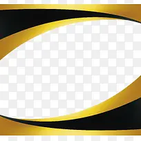 黑金色波浪边框-空若网 黑金色波浪边框-空若网
