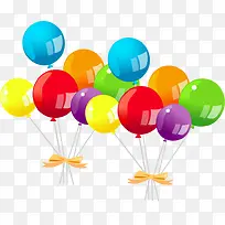 可爱缤纷气球png矢量素材-空若网 可爱缤纷气球png矢量素材-空若网