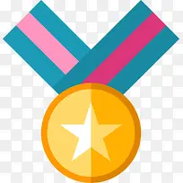 矢量扁平化比赛奖牌-空若网 矢量扁平化比赛奖牌-空若网