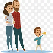 父母孩子快乐海报元素-空若网 父母孩子快乐海报元素-空若网