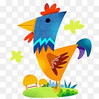 卡通公鸡-空若网 卡通公鸡-空若网