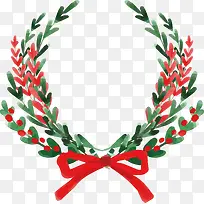 蝴蝶结树枝边框-空若网 蝴蝶结树枝边框-空若网