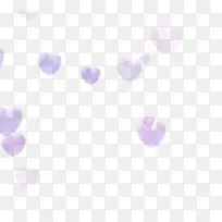 淡紫色的爱心气泡-空若网 淡紫色的爱心气泡-空若网