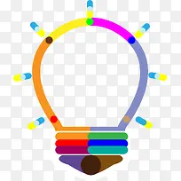 彩色灯泡-空若网 彩色灯泡-空若网