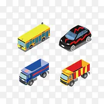 矢量卡通小汽车-空若网 矢量卡通小汽车-空若网