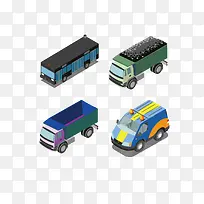 矢量汽车插画-空若网 矢量汽车插画-空若网