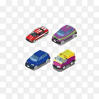 矢量汽车插画-空若网 矢量汽车插画-空若网