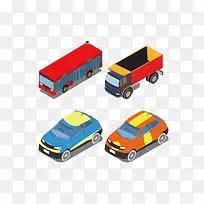 矢量卡通小汽车-空若网 矢量卡通小汽车-空若网