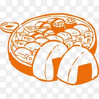 馒头PNG矢量素材-空若网 馒头PNG矢量素材-空若网