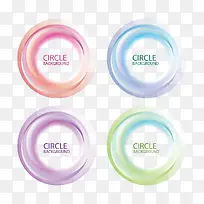 矢量创意圆环装饰图案-空若网 矢量创意圆环装饰图案-空若网