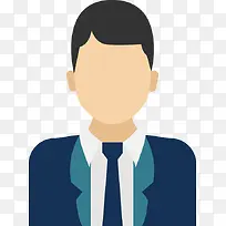 穿蓝色西装男子-空若网 穿蓝色西装男子-空若网